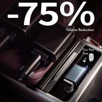Cargador de Coche Retráctil LISEN con Cable Tipo C, Carga Rápida de 57W, Enchufe USB C Compacto y Mini para iPhone 17 16 15 Plus Samsung S25 S24