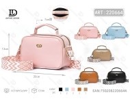 Women's <b>Square</b> Crossbody Bag 7 Inch Microfiber Synthetic Leather Zip Closure Daily Use - Product Image 1