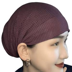 Wholesale hot-selling eco-friendly breathable mesh Muslim <b>hat</b> <b>for</b> women, solid color <b>hat</b>, luxurious headscarf - Product Image 6
