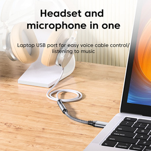 <span class=keywords><strong>Adaptateur</strong></span> de prise audio <span class=keywords><strong>USB</strong></span> <span class=keywords><strong>vers</strong></span> 3.5mm <span class=keywords><strong>Casque</strong></span>/microphone <span class=keywords><strong>USB</strong></span> <span class=keywords><strong>vers</strong></span> 3.5mm <span class=keywords><strong>Adaptateur</strong></span> de prise <span class=keywords><strong>USB</strong></span> <span class=keywords><strong>vers</strong></span> 3.5 Carte son stéréo externe <span class=keywords><strong>pour</strong></span> PC - Product Image 2