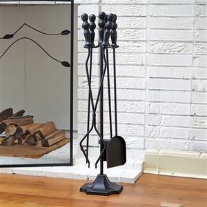 5 pièces <span class=keywords><strong>cheminée</strong></span> ensemble d'outils argent en fer forgé <span class=keywords><strong>cheminée</strong></span> brûleur <span class=keywords><strong>à</strong></span> <span class=keywords><strong>bois</strong></span> accessoires outils ensembles moderne intérieur Poker brosse pelle pinces - Product Image 5
