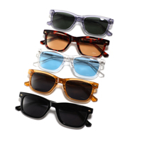 Lunettes de soleil carrées polarisées UV400 en acétate élégantes et personnalisables pour hommes et femmes, idéales pour la conduite en extérieur