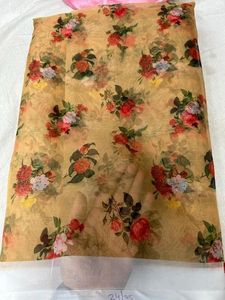 Telas estampadas florales de organza - Product Image 3