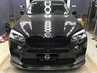 2015 2016 2017 2018 2019 Kit carrosserie pour BMW X5 F15 accessoires de voiture calandre ABS calandre noire brillante avant