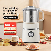 Moulin à café électrique ultra-fin en acier inoxydable, capacité 80g, pour aliments complémentaires, céréales et poudres fines