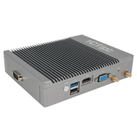 Mini PC Industrial de Última Generación, Sin Ventilador, Resistente, con 4 Puertos LAN de 2.5G, Pantalla HD Dual, 8GB de RAM DDR3, SSD M.2, RS232 + 4G