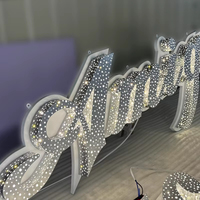 Fabricante ODM, Letrero LED 3D Personalizado, Acero Inoxidable, Acrílico Retroiluminado, Duradero, Simple, Moderno, Decoración de Oficina Interior, Impermeable