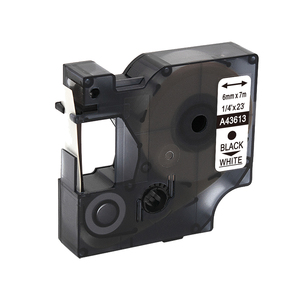 Cinta de etiquetas compatible premium AIMO 43613 negra sobre blanca para impresora <span class=keywords><strong>DYMO</strong></span> D1 <span class=keywords><strong>Labelmanager</strong></span> <span class=keywords><strong>280</strong></span> - Product Image 2