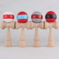 Jouet Kendama en bois écologique de haute qualité pour enfants, avec son personnalisé et forme de dessin animé