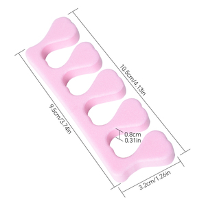Separadores de Dedos de Espuma Suave KADS, Divisores de Dedos Desechables Coloridos para Manicura, Pedicura y Suministros de Salón de Uñas - Product Image 2