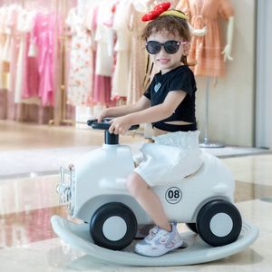 Scooter en plastique mignon à 4 roues pour enfants, toboggan de voiture, jouets de cheval à bascule, voiture d'équilibre pour enfants - Product Image 3