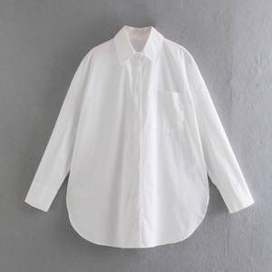 Autunno 2022 New Euro American 14 Color Pocket Decoration camicia Basic a maniche lunghe da <span class=keywords><strong>donna</strong></span> - Product Image 5