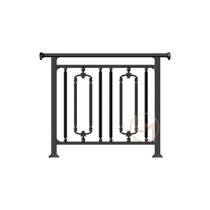 Rampe d'escalier en fer forgé au design moderne australien, <span class=keywords><strong>terrasse</strong></span> en verre métallique de luxe pour villas et balcons - Product Image 6