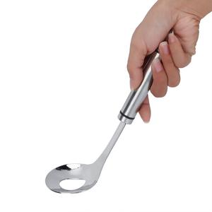 Cuchara para Hacer Albóndigas de Acero Inoxidable Ecológica con Cabeza Antiadherente, Apta para Lavavajillas, para Carne de Res, Pescado, <span class=keywords><strong>Croquetas</strong></span>, Preparación de Alimentos en <span class=keywords><strong>la</strong></span> Cocina - Product Image 5