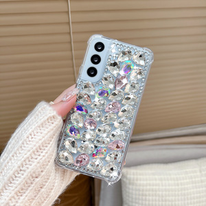 Étui de téléphone <span class=keywords><strong>personnalisé</strong></span> en cristal brillant 3D de luxe pour <span class=keywords><strong>Samsung</strong></span> Galaxy S24 S23 Ultra S21 Plus, étui de téléphone en strass diamant PC - Product Image 6