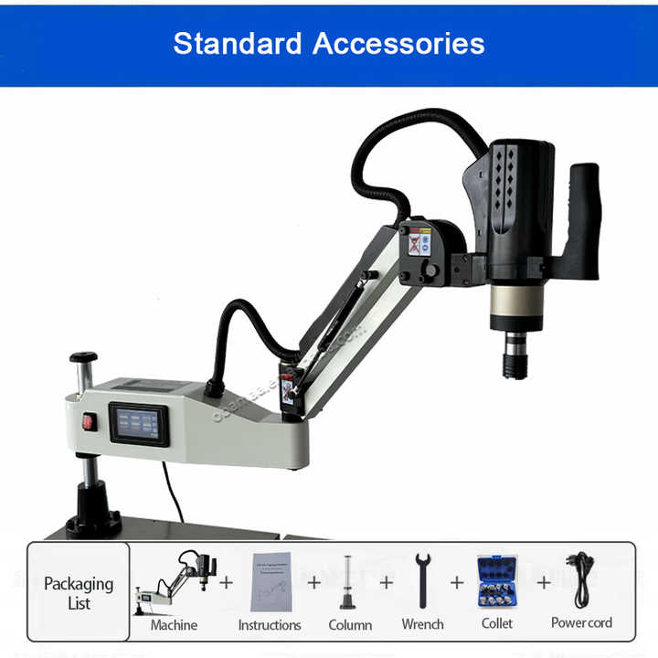 M3-M16 CNC Servo Electric Tapping Machine Automatic Flexible Arm Nut ...