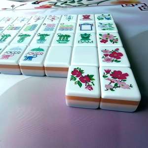 Exclusive Custom Lavender purple <b>Mahjong</b> Tiles American Game Versions Acrylic <b>Mahjong</b> Tiles <b>Set</b> for Family Fun - Product Image 4