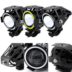 Sistema de Iluminación para Motocicleta, Transformadores LED <span class=keywords><strong>U7</strong></span>, Focos Coloridos, Ojo de Diablo, 12V, 3200LM, 6500K, 10W, Faros Delanteros <span class=keywords><strong>U7</strong></span> - Product Image 2