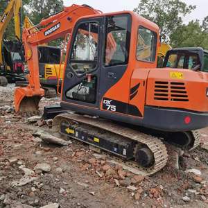 Excavadora Doosan DX75 de 7 Toneladas Usada, Excavadora de Orugas Doosan DX75, DX60, DX55, DX80 - Product Image 3