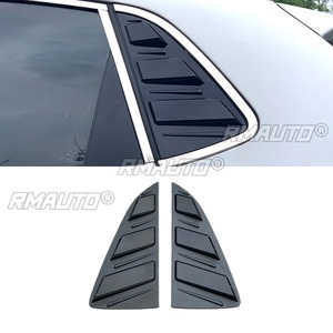 For Volkswagen Polo 2011-2018 Body Kit Car Side Rear <b>Window</b> Louver Shutter <b>Cover</b> Matte Black Sport Style Car Accessories - Product Image 4