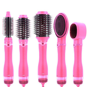 Secador de Pelo <span class=keywords><strong>5</strong></span> <span class=keywords><strong>en</strong></span> <span class=keywords><strong>1</strong></span> Rosa 1000W, Cepillo Secador, Secador de Pelo con Aire Caliente, Peine, Herramienta de Peinado <span class=keywords><strong>5</strong></span> <span class=keywords><strong>en</strong></span> <span class=keywords><strong>1</strong></span> - Product Image 3
