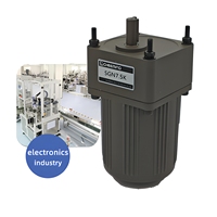 Moteur à engrenages micro AC 90 mm avec boîte de vitesses 220 V 380 V monophasé à vitesse fixe, motoréducteur électrique pour équipement marin