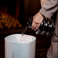 Humidificateur domestique standard au sol avec pulvérisateur de brume fraîche commercial à ultrasons de 20L avec veilleuse colorée
