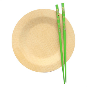 Tre dùng một lần 10 inch Vòng compostable phân hủy sinh học Bộ đồ ăn tre thân thiện với thiên nhiên tre tấm - Product Image 2