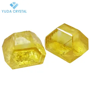 Hoge Kwaliteit Gele Hpht Diamant 2-7ct Aangepaste Ongeslepen Synthetische Ruwe Diamanten