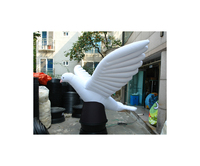 BOYI Rooftop Show Publicité modèle Gonflable Oiseau pigeons pigeon blanc