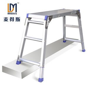 다목적 알루미늄 T6061 헤비 듀티 작업 플랫폼 휴대용 플랫폼 내구성 엔지니어링 사다리 - Product Image 1