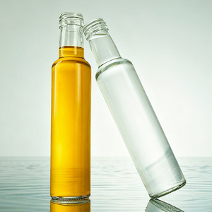 Bouteille en verre cylindrique personnalisée de 275 ml à prix avantageux pour sauce chili, <span class=keywords><strong>vinaigre</strong></span>, miel, assaisonnement, huile d'olive - Product Image 6