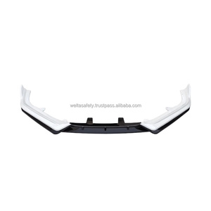 Welta 3D 3-Piece Front Splitter Bumper Anti-Scratch Diffuser ABS+PP Plastic Black Body <b>Kit</b> for Accord 10.5 Gen 2022 - Product Image 2