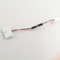 Systèmes d'éclairage automobile 12 LED 24 LED 36 SMD Panneau intérieur automobile FESTOON Adaptateur de lecture T10 Ampoule LED 2835 Plafonnier