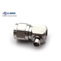 Suministro de fábrica Precio atractivo Conector coaxial tipo N 50ohm N macho R/A soldadura para 250. Cable
