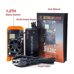 Bitaxe 601 tinh khiết mã nguồn mở Gamma 601 1.2t Nhà sử dụng im lặng Máy nghe nhạc 18W tiêu thụ điện năng thấp nhựa e-thể thao - Product Image 1