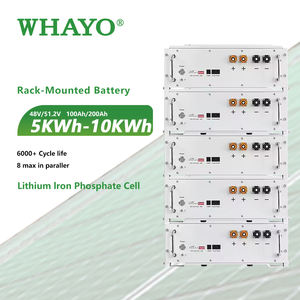Sistema de Energía Solar Fotovoltaica Whayo ESS 5000W <span class=keywords><strong>6000W</strong></span>, <span class=keywords><strong>Kit</strong></span> Completo, Sistema Solar Híbrido de 8KW 10KW con Batería de Litio - Product Image 5
