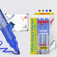Marqueurs pour tableau blanc multifonctionnels, encre rechargeable, facile à nettoyer, pour l'enseignement, le bureau, les conférences