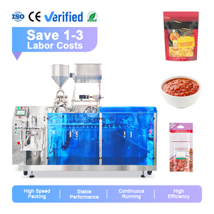 เครื่องบรรจุซองซอสพริกซอสบาร์บีคิวแบบอัตโนมัติเต็มรูปแบบความแม่นยำสูงสำหรับบรรจุของเหลวในถุง - Product Image 1