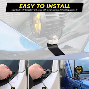 Soporte de Acero para Luces LED para F150 Raptor 2017-2023, Posición Delantera - Product Image 3