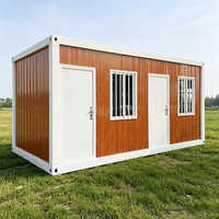 Maisons conteneurs modulaires en panneaux sandwich 10ft 20ft 40ft, en acier, en kit, direct usine, pour usage extérieur, villa, bureau rural