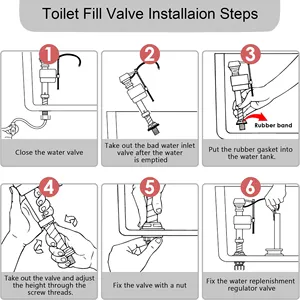Adjust A Toilet Fill Valve American Type Adjustable Toilet Fill Valve