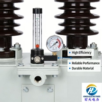 Transformador de Potencia Trifásico Sumergido en Aceite, 50/60Hz, Salida de 33KV, Capacidad de 100-630KVA, Estructura de Bobina Toroidal de Aluminio