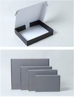 Boîte en carton ondulé personnalisée, design moderne et original, luxe, pour l'expédition de cadeaux, pliable, pour vêtements, faible MOQ, estampage mat