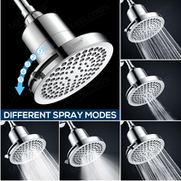 Cartouches filtrantes 10/15/20 étapes pour pommeau de douche supérieur 6 pouces, haute pression, effet pluie, réduit les métaux et le chlore