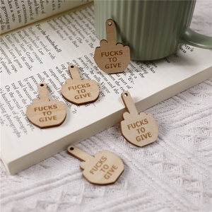Personalizzazione Gratuita, Grande Decorazione in Legno <span class=keywords><strong>a</strong></span> Forma di Dito Medio, Regalo Scherzoso, Il Dito Medio non Serve <span class=keywords><strong>a</strong></span> Niente - Product Image 6