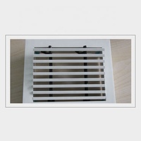 Grille de retour d'air en aluminium Grille d'aération en plastique Grille d'aération en aluminium Diffuseur d'air d'échappement en aluminium