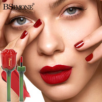 Gloss à lèvres hydratant non-collant Halal, fini mat velours rose, rouge à lèvres liquide longue tenue, gloss à lèvres inaltérable, vente en gros pour les fêtes