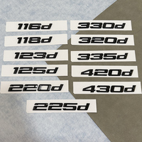 Autocollant ABS DIY pour coffre arrière, pour G20/G21/G28/F30-F35/E90-E93/E46, pour Série 3 325d/330d/335d/328d, protection de carrosserie, noir