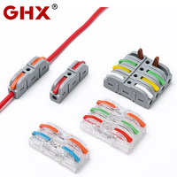 Connecteur de raccordement rapide à levier pour boîtier PC, bornier de connexion pour câble de communication électrique